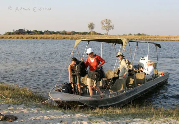 Bateau à Chobe - Botswana août 2007
