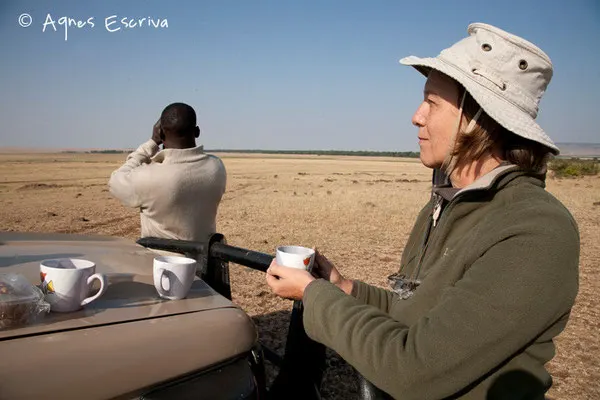 Pause café du matin, Masaï Mara août 2010