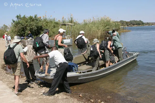 Passage de Zambie au Botswana - août 2007