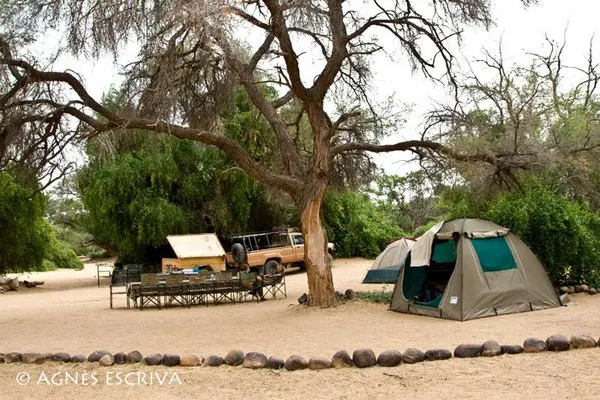 Campement dans le Damaraland, Namibie - août 2008