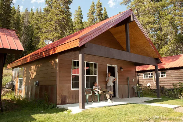 Cabane, Yellowstone, Etats-Unis, Août 2013