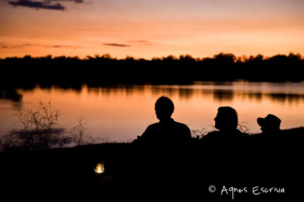 Sundowner à South Luangwa - Zambie mai 2009