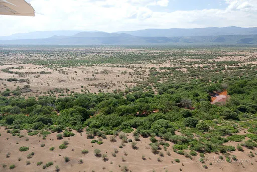 Survol du Shompole Group Ranch